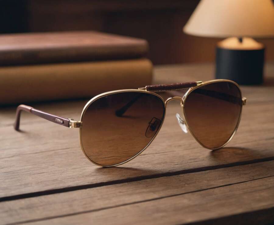 Brown Aviators for Men