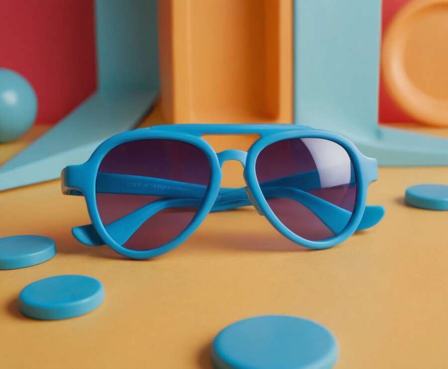 Blue Aviators for Kids